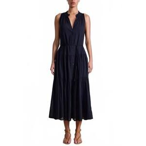 crochet long maxi dress Women's Fresh Tides Sleeveless Crochet Maxi Dress in Natural